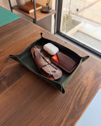 Valet - Hakiki Deri Masa Düzenleyici & Organizer Tepsi (EDC Tray)