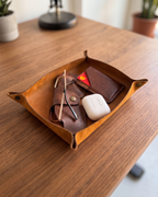 Valet - Hakiki Deri Masa Düzenleyici & Organizer Tepsi (EDC Tray)