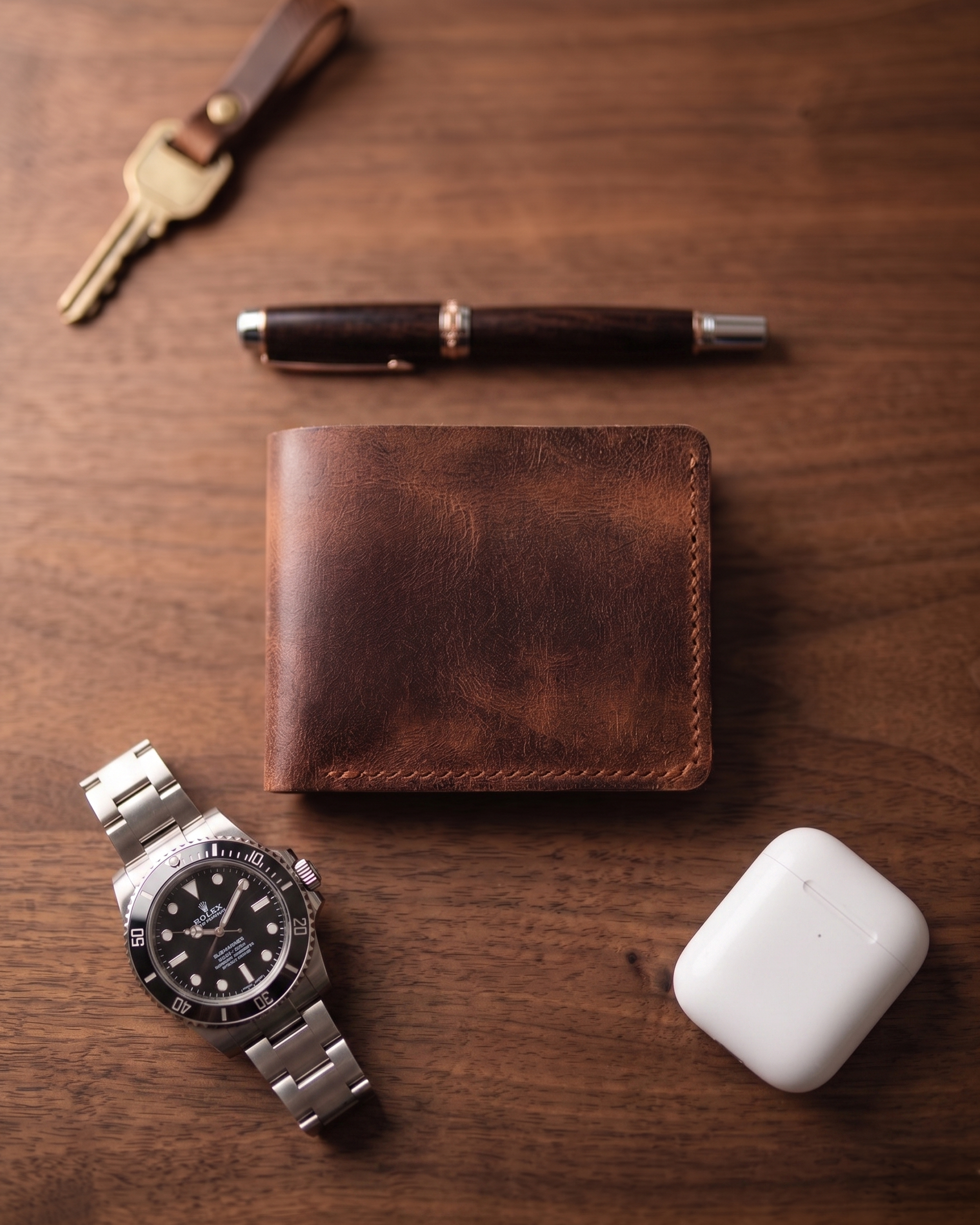 Heritage - Bifold Klasik Cüzdan | Hakiki Deri & İsme Özel