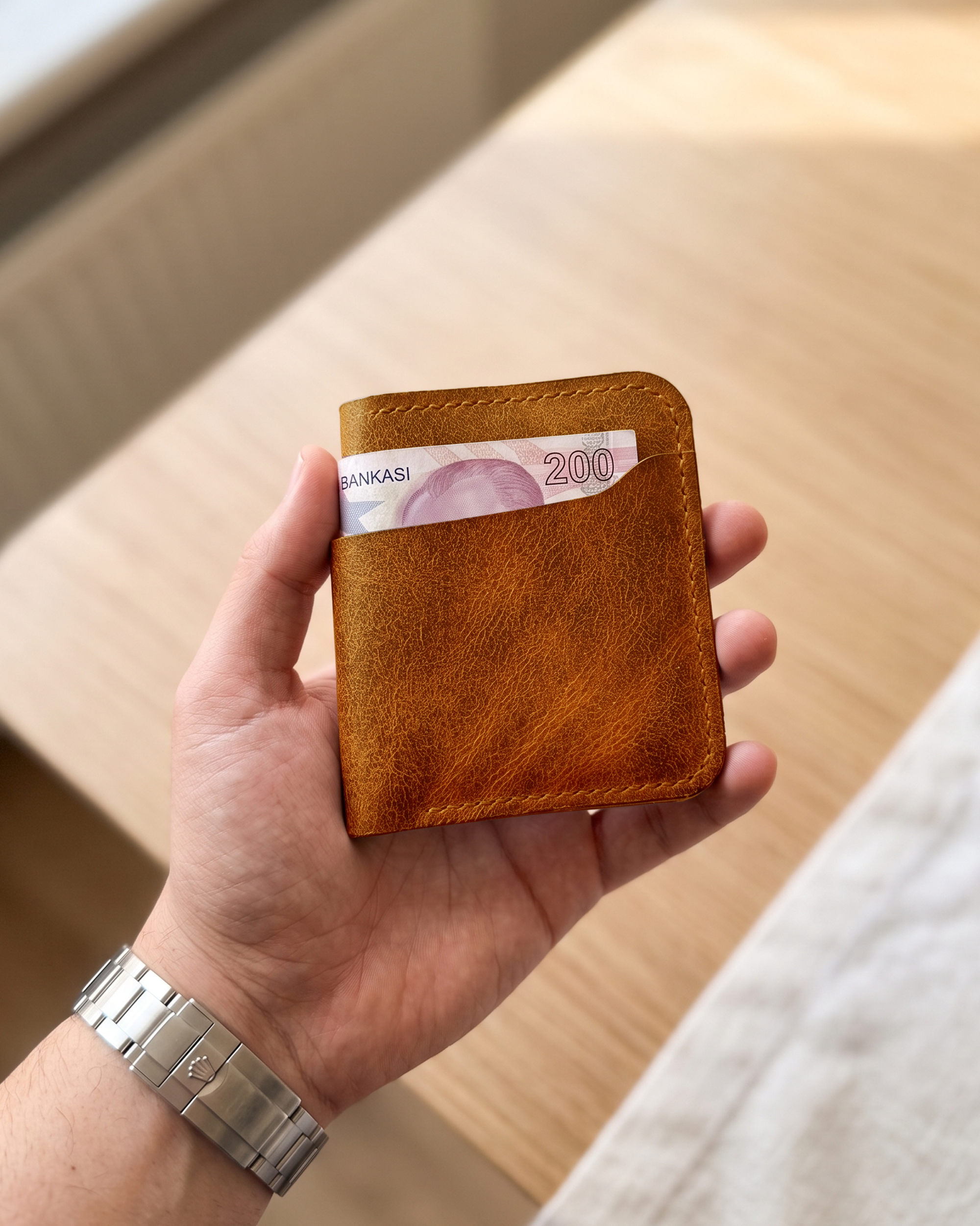 Heritage Modern - Bifold Modern Klasik Cüzdan | Hakiki Deri & İsme Özel