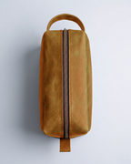 Hakiki Deri Fermuarlı El Çantası - Dopp Kit (EDC Pouch)
