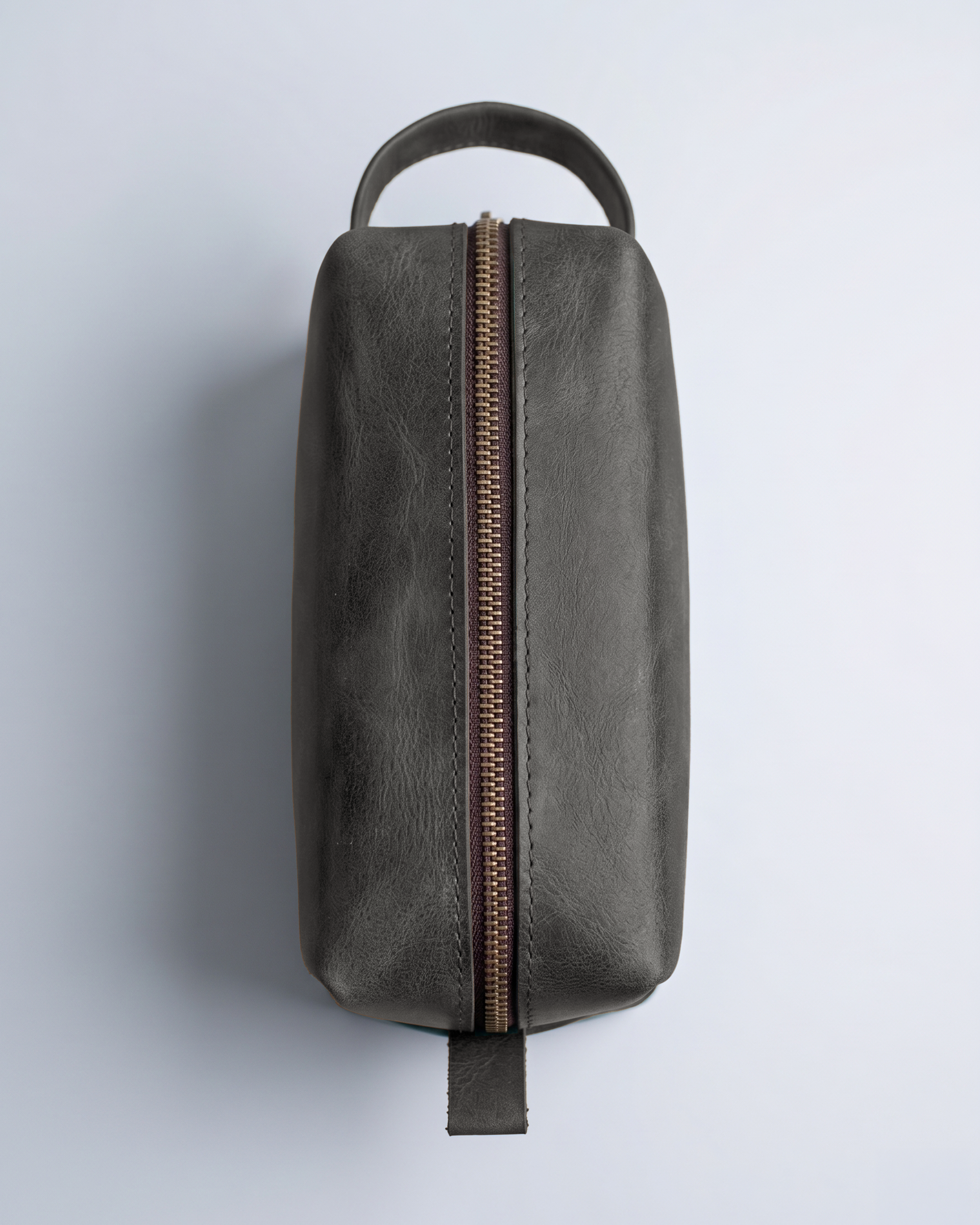 Hakiki Deri Fermuarlı El Çantası - Dopp Kit (EDC Pouch)