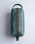 Hakiki Deri Fermuarlı El Çantası - Dopp Kit (EDC Pouch)